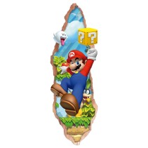 Vinilos puertas 3d videojuego mario bros
